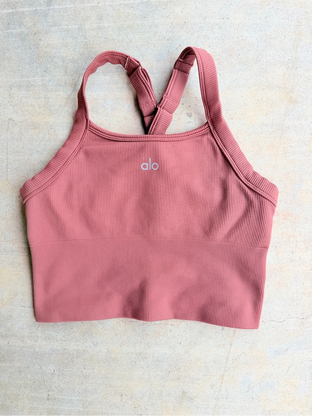 Alo Small Ribbed Bra - Picture 3 of 4